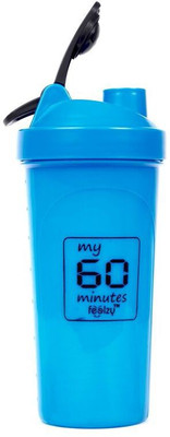 

My 60 Minutes Blue Cool Gym Shaker 700 ml Shaker(Pack of 1, Blue)