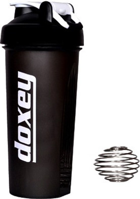 

DOXEY Body Shaker 600 ml Shaker(Pack of 1, Black)