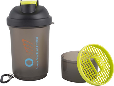 

Orange Sports Soot 500 ml Shaker(Pack of 1, Black)