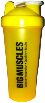 

BIG MUSCLES CoolShopi Protein 600 ml Shaker(Pack of 1, Yellow)