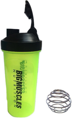 

BIG MUSCLES My Gym 600 ml Shaker(Pack of 1, Green)