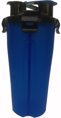 

UDAK Pre and Post Workout 800 ml Shaker(Pack of 1, Blue, Black), Black;blue