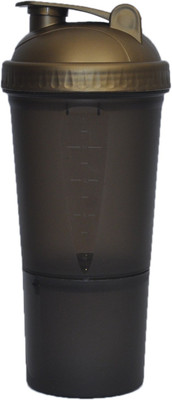 

UDAK One Storage 600 ml Shaker(Pack of 1, Brown), Copper