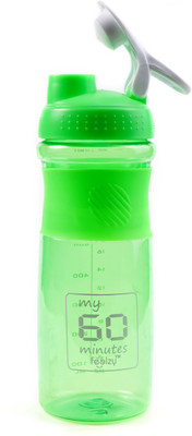 

My 60 Minutes Green Cyclone Gym Shaker 500 ml Shaker(Pack of 1, Green)