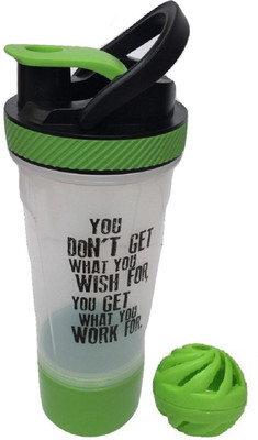 

GreenBee My Gym 700 ml Shaker(Pack of 1, Multicolor), Green