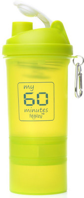

My 60 Minutes Gym Shaker 500 ml Shaker(Pack of 1, Green)