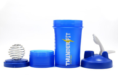 

THUNDERFIT FITNESS POWER PROTIEN CUP 750 ml Shaker(Pack of 1, Blue)