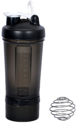 

UDAK Prostack One Storage 500 ml Shaker(Pack of 1, Black)