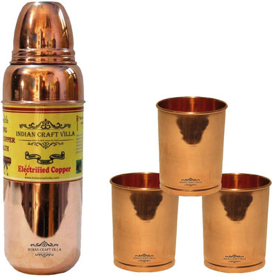 Indian Craft Villa ICV-C-7-133 1600 ml Bottle(Pack of 4, Brown) at flipkart