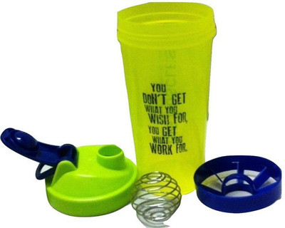 

BIG MUSCLES CoolShopi Protein Shaker 700 ml Shaker(Pack of 1, Green, Blue), Blue;green