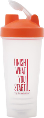 

My 60 Minutes Gym Shaker 500 ml Shaker(Pack of 1, Blue), White