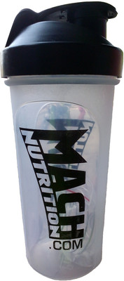 

Mach Nutrition PP5 1000 ml Shaker(Pack of 1, Clear), Grey