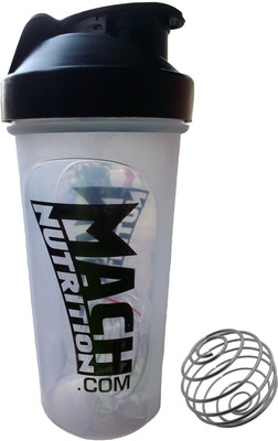 

Mach Nutrition PP5 650 ml Shaker(Pack of 1, Clear), Grey