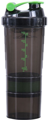 

eWorld Speed 2 Storage Shaker Green 500 ml Shaker(Pack of 1, Green)