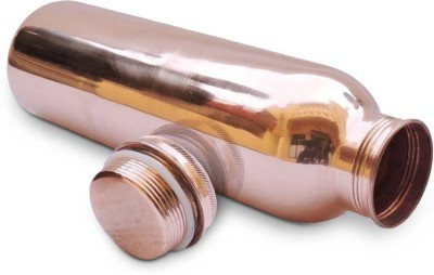 Satyaware Copper Jointless Leakproof 750 ml Bottle(Pack of 1, Brown, Steel)