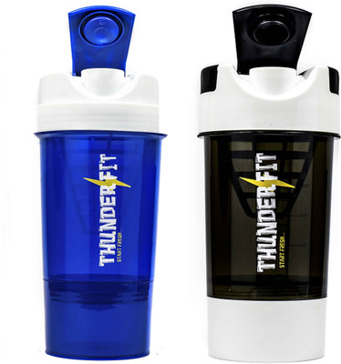 

THUNDERFIT Orignal Gym 500 ml Shaker(Pack of 2, Multicolor)