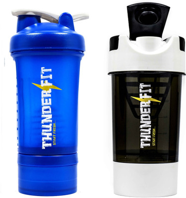

THUNDERFIT Orignal Gym 500 ml Shaker(Pack of 2, Multicolor)