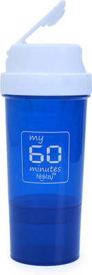 

My 60 Minutes Blue Mini Cyclone 500 ml Shaker(Pack of 1, Blue)