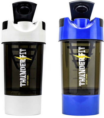 

THUNDERFIT Orignal Gym 500 ml Shaker(Pack of 2, Multicolor)