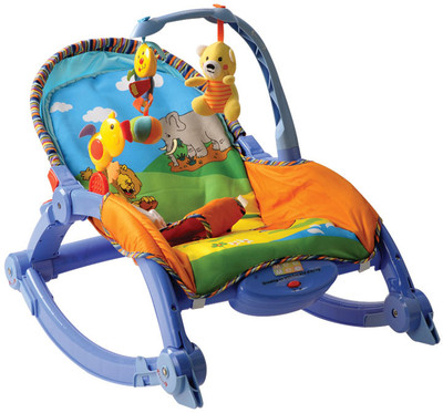 

MeeMee Newborn to Toddler Portable Rocker Electric Bouncer(Blue)