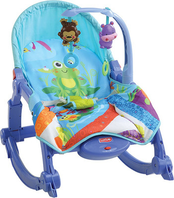 LuvLap Little Hopper Toddler Rocker Non-electric Bouncer(Multicolor)