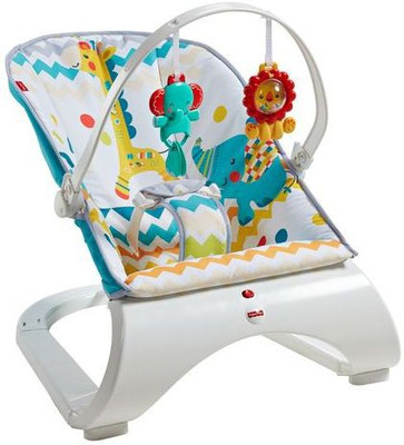 

Fisher-Price Colourful Carnival Comfort Curve Bouncer Electric Bouncer(Multicolor)