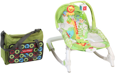 Fisher-Price Newborn to Toddler Portable Rocker (Green)