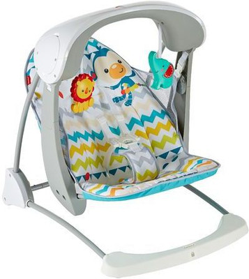 

Fisher-Price Colourful Carnival Take-Along Swing & Seat Electric Bouncer(Multicolor)