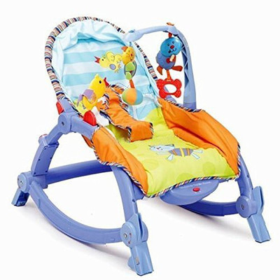 

Smiles Creation Newborn to Toddler Portable Baby Rocker Non-electric Bouncer(Multicolor)