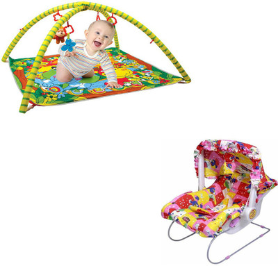 

AdevWorld Multicolor bouncer with baby gym Non-electric Bouncer(Multicolor)