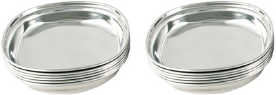 

Arihant Set of 12 Stainless Steel Bowl(Silver, Pack of 12)