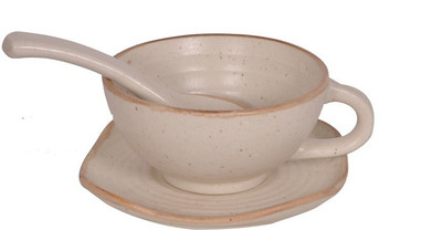 

Elite Handicrafts Soup Bowl Ceramic Bowl Set(White, Pack of 3)