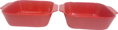 

Homeeware Melamine Bowl Set(Red, Pack of 2)