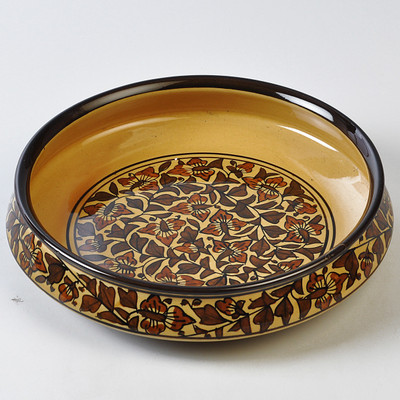 

cultural concepts Stoneware, Ceramic Bowl(Gold, Brown)