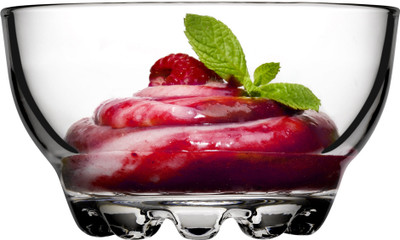 PASABAHCE Glass Soup Bowl(Clear, Pack of 6)