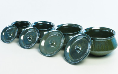 

Cultural Concepts Studio Handi Ceramic, Stoneware Bowl Set(Blue, Pack of 8)