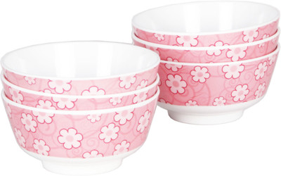 

Iveo SPF ROUND SOUP BOWL 4.5" Melamine Bowl Set(Multicolor, Pack of 6)