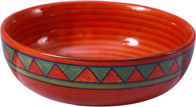 

Caffeine Brown Soorya Stoneware Bowl(Multicolor, Pack of 1)