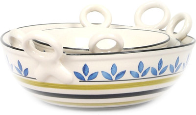 

VarEesha White Ceramic Bowl Set(White, Pack of 3)