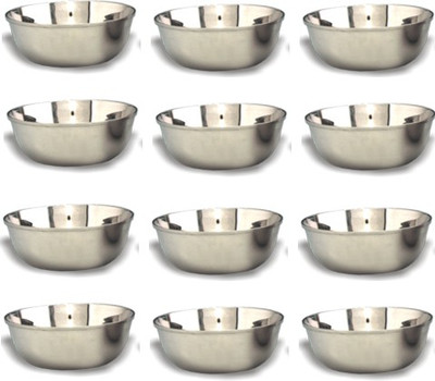 

Aristo Stainless Steel Bowl(Steel, Pack of 12)