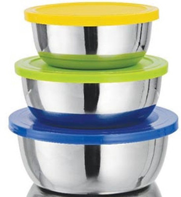 

Atam H-77-tf Silver Plated Disposable Bowl Set(Silver, Pack of 3)