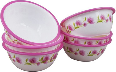 

Nayasa Polypropylene Bowl Set(Pink, Pack of 6)