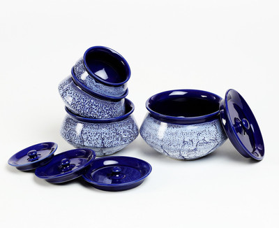 

Cultural Concepts Artblog Handi Ceramic, Stoneware Bowl Set(Blue, Pack of 8)
