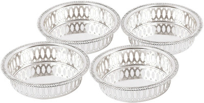 

Ekaani Silver Plated Bowl(Silver, Pack of 4)