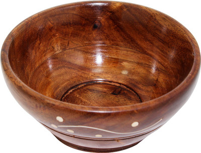 

Frabjous HD-118 Wooden Bowl(Brown, Pack of 1)