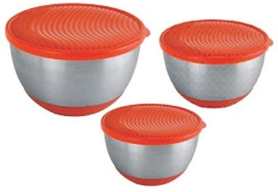

Steren Steel Bowl Set(Silver, Pack of 3)
