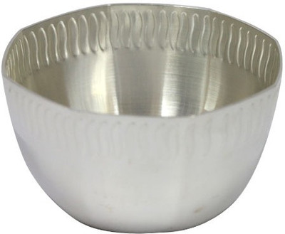 

sambhav products Silver Plated Bowl(Silver, Pack of 1)