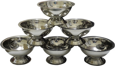 58% OFF on Dynore Set of 6 Ice Cream Cups Stainless Steel Dessert Bowl(Steel, Pack of 6) 58% OFF on Dynore Set of 6 Ice Cream Cups Stainless Steel Dessert Bowl(Steel, Pack of 6)