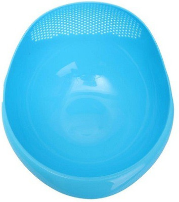 

Connectwide Plastic Washing Bowl & Strainer Plastic Disposable Bowl(Blue, Pack of 1)