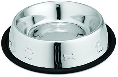 

Heureux Dog Bowl Stainless Steel Bowl(Steel, Pack of 1)